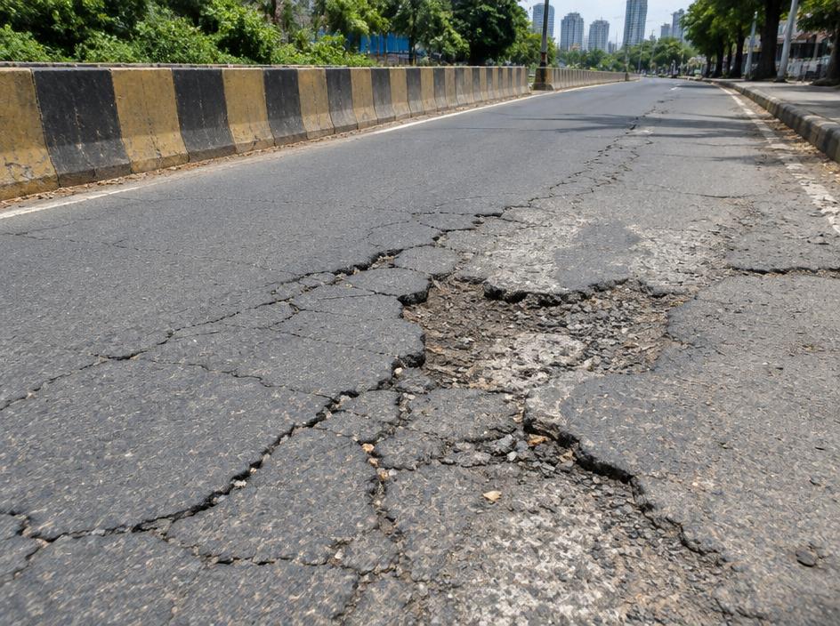 Damaged Road detection